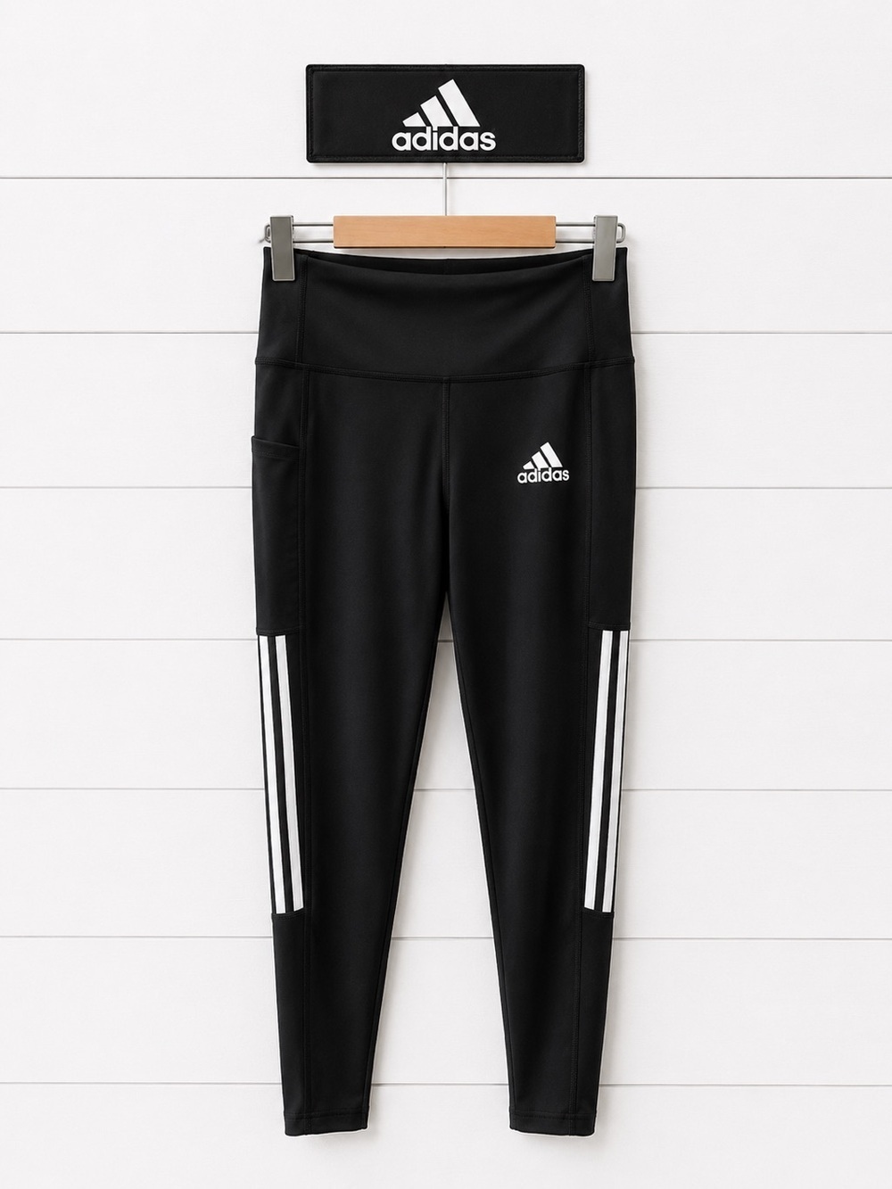 Adidas AEROREADY Primegreen Black Leggings - Size S